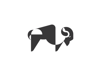 Plains Bison animal animals behance bison design endangered logo logos mark plains bison project