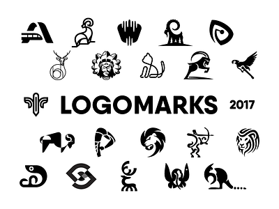 25 SELECTED LOGOMARKS 2017 animal branding identity logo logo designer logofolio logomark mark symbol