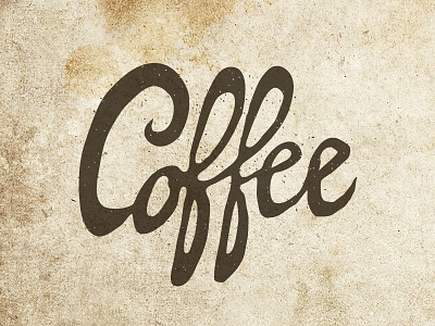 Coffee coffee handlettering illustrator
