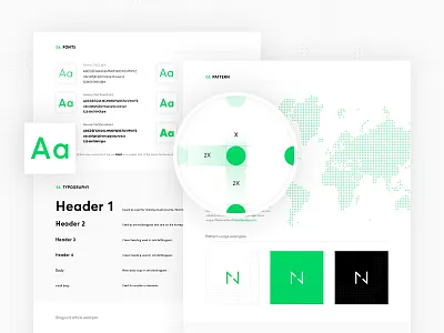 Netguru new CI style guide branding ci colors green guide netguru typography