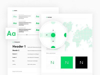 Netguru new CI style guide branding ci colors green guide netguru typography