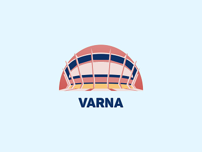 Palace of Culture and Sports - Varna city city guide city illustration culture design graphic design illustration sport varna varna city vector