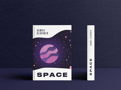 Space Book Cover book book cover book covers cover design illustration product design space space illustration universe