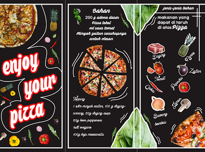 leaflet pizzakita back branding design ui