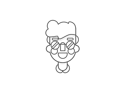 New Avatar avatar illustration line outline sketch