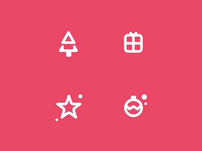 Merry Christmas Icons ads design fiigma flat icon iconography icons merry christmas ui