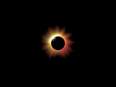 solar eclipse design eclipse graphicdesgn icon illustrator logo logos solar vector
