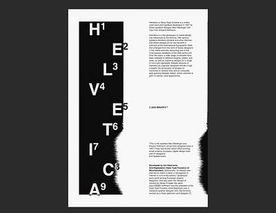 Frickin Helvetica / Poster #1 branding design typography