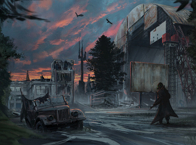 Czarnobyl - Photobshing concept art design illustraion painting photobash