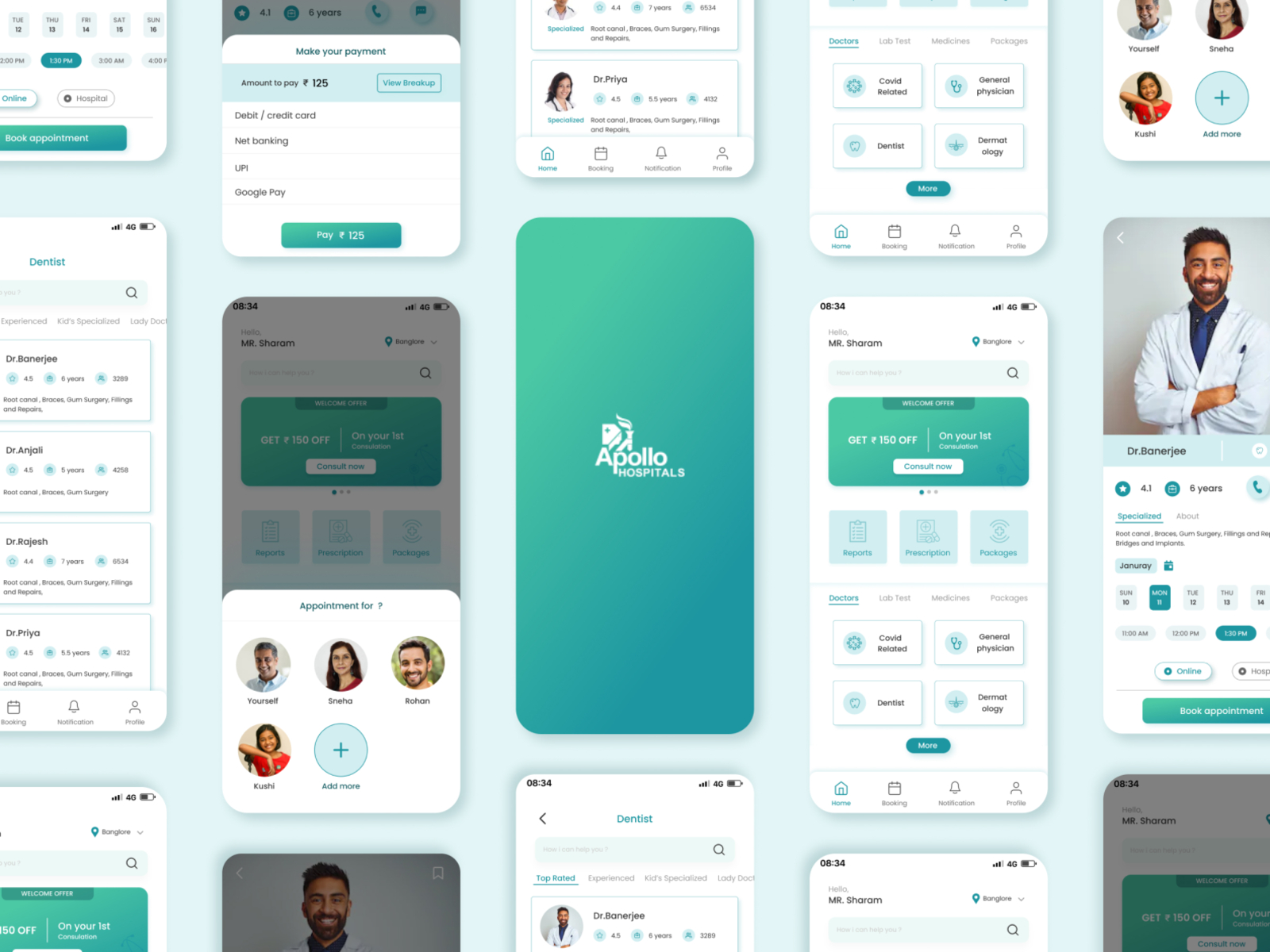 Hospital Appointment Booking App By Kiran Gopa On Dribbble