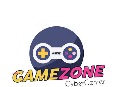 Game Zone Logo 3d animation app branding design graphic design illustration logo motion graphics typography ui ux vector