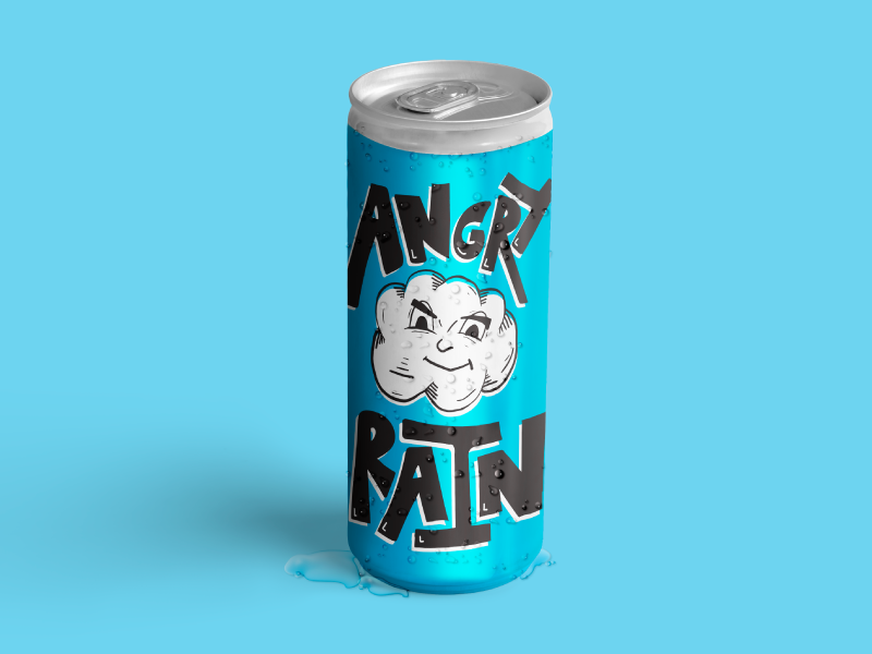 Angry rain can