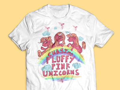 Chasing Fluffy Pink Unicorns