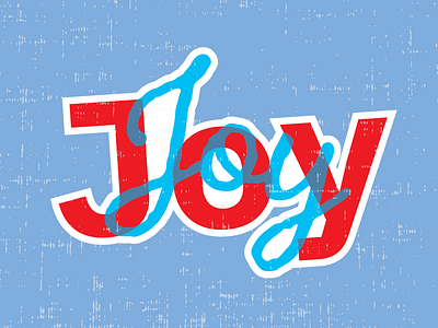 Joy joy rebound stickermule typography