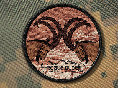 Rogue Dude Hat Patch apparel hats illustration patch