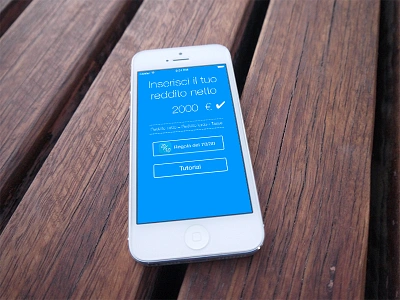 Sixth screen Regola del 70/30 for iOS 7030 app clean design freebie ios iphone iphone 5 ipod minimal mockup regola