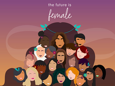 WOMENS DAY | POSTER DESIGN design illustration art illustrator photoshop