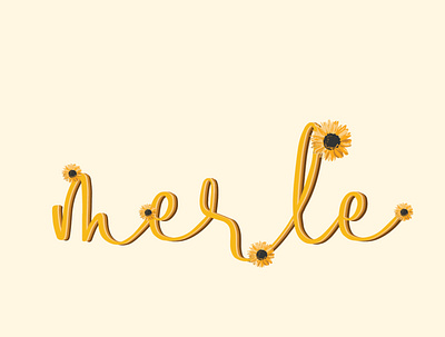 merle 01 typography typography art typography design