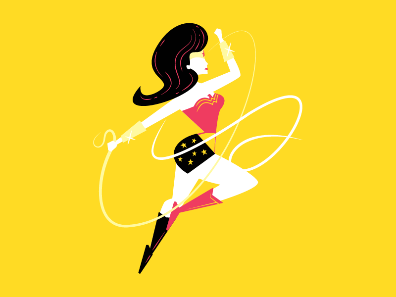 Wonder Woman vector illustrator wacom wonderwoman dc