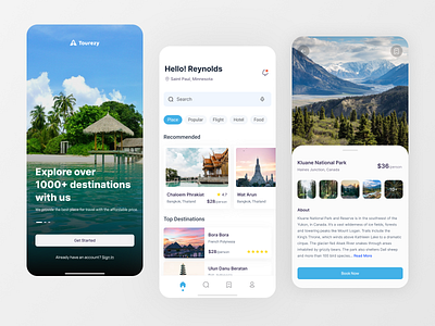 Tourezy - Travel Mobile App