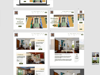 Orchard guest house redesign bedandbreakfast hifiwireframe hospitality mockup questhouse redesign traditional ui uiuxdesign ux uxui visualdesign website wip wireframing