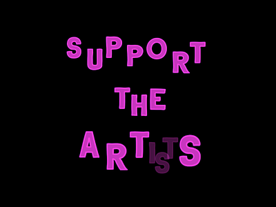 #supportArtWorkers