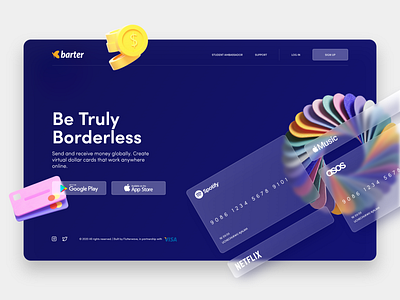 Barter by Flutterwave Website Landing Page UI/UX Redesign