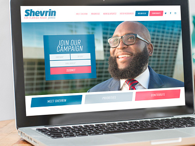 Branding and website for Shevrin Jones for Florida House