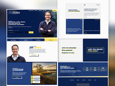 Jim Himes for Congress branding campaign candidate congress connecticut government homepage political politics theme usa webdesign wordpress