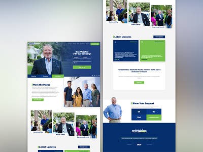 Buddy Dyer for Orlando Mayor campaign campaign design candidate government mayor political politics usa web design wordpress wordpress theme