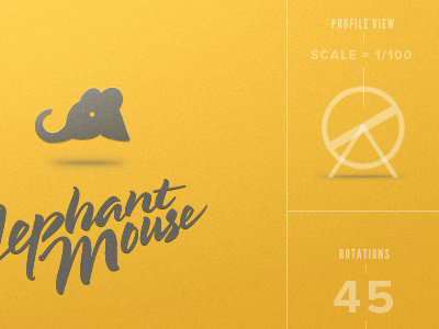 Elephant Mouse Wheel infographic logo website