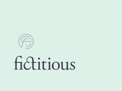 Fictitious Brand (real) brand icon logo type typography