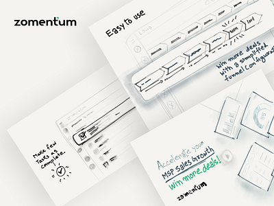 Ideation Sketch for Product UI Animation
