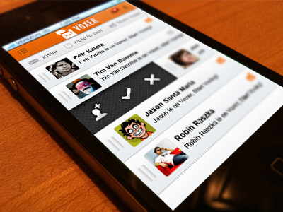 UI Re-design for Voxer android ui design communication iphone ui mobile app design push to talk ui ux voxer