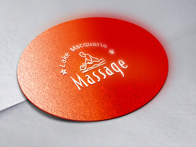 Lake macquarie massage logo shot