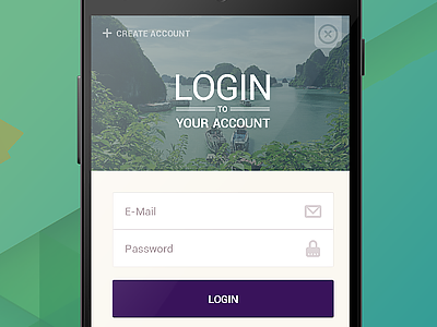 Travel App Login Screen Android android app android login travel app travel app login