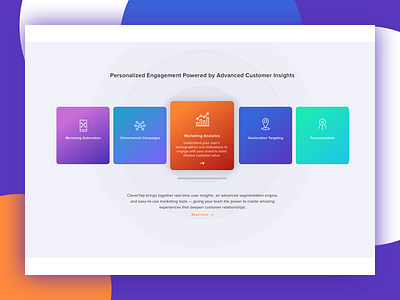CleverTap Home Page Redesign Concept