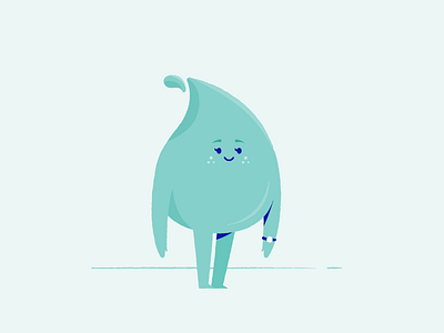 Water Droplet Character