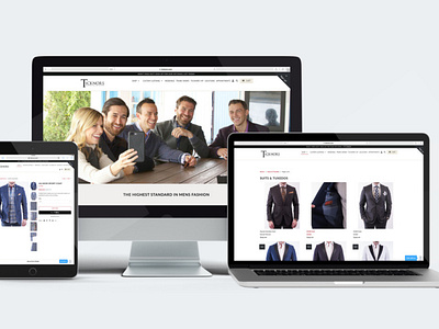 Menswear Retailer Shopify Website