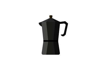 iron pot coffee coffee shop flatdesign iron pot vector vector illustration