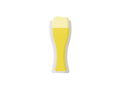 a glass of beer beer beer art beer icon beer illustration beer on glass clipart flat icon flat illustration flatdesign for sale icon illustration vector vectorart