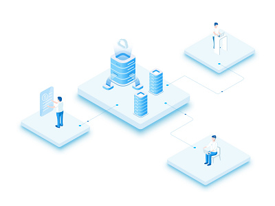 Cloud service illustration