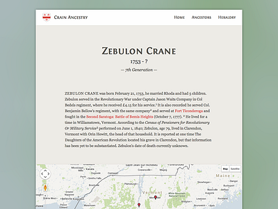 Ancestor Detail ancestry css georgia google maps html responsive website
