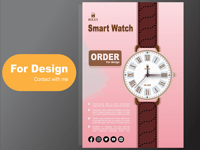 Watch Design for your brand advertising design graphic design instagram post design social