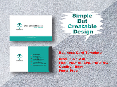 Business Card Design brand branding cleaning business card corporate business card graphic design medical business card simple business card