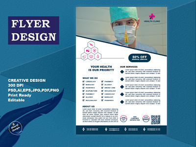 Flyer Design for Health Clinic