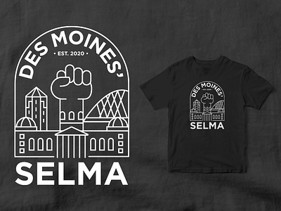 Des Moines' Selma art des moines design digita art illustration iowa line art logo logo design logo mark logo type logotype shirt shirt design symbol t shirt art tshirt