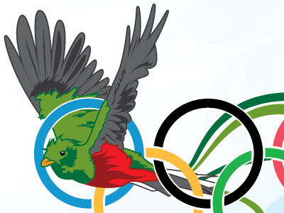Guatemala Olympics bird guatemala olympics quetzal