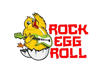 logo egg roll food design illustration logo