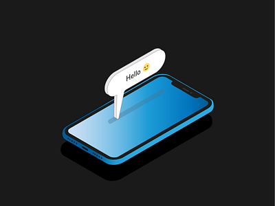 Isometric projection iPhone 11